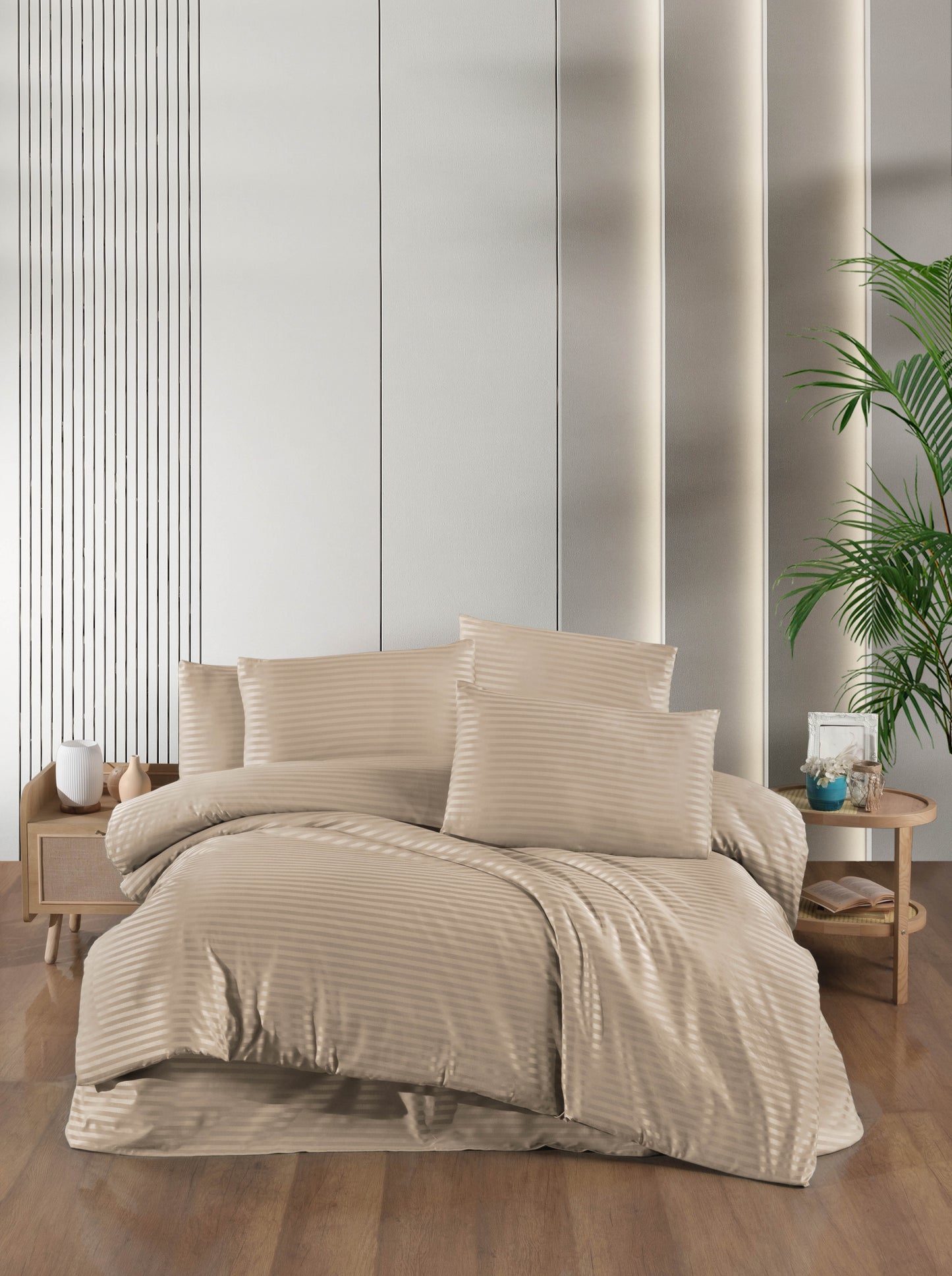 SATEN PAMUKLU NEVRESİM TAKIMI